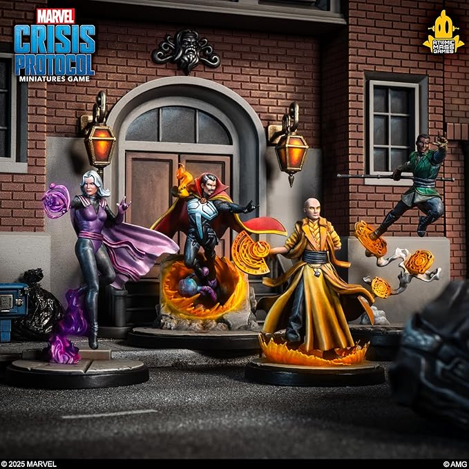 Asmodee Marvel: Crisis Protocol Convocation Affiliation Pack - Includes Doctor Strange Clea Mordo &amp The Ancient One Tabletop Superhero Game Ages 14+ 2 Players 90 Minute Playtime