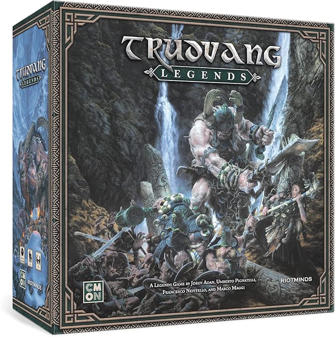 Trudvang Legends Board Game | Tabletop Miniatures Strategy Game | Cooperative Fantasy Adventure Game for Adults and Teens | Ages 14+ | 1-4 Players | Average Playtime 120 Minutes | Made by CMON