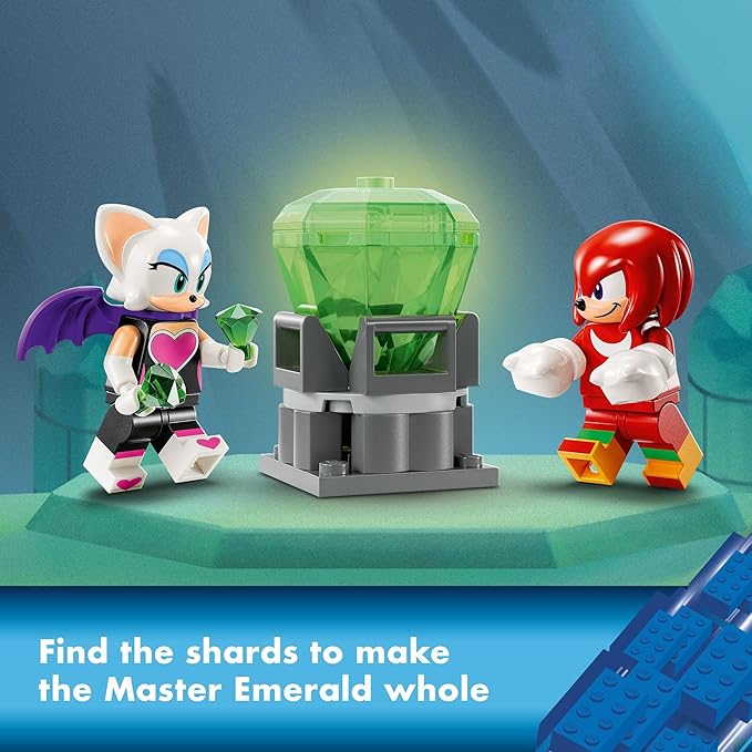 LEGO Sonic The Hedgehog Knuckles’ Guardian Mech Building Toy Set Sonic Toy for Kids Video Game Inspired Knuckles Action Figure with Master Emerald Gaming Gift for 8 Year Old Boys and Girls 76996