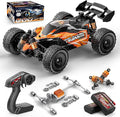 RC Cars 1:18 High-Speed RC Off-Road Truck for Adults &amp Boys36KM/H RC Car with Metal Drivetrain Dual Rechargeable Batteries Splash-Proof Electronics Portable Remote Control Car for Outdoor Fun