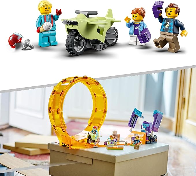 Lego City Stuntz Smashing Chimpanzee Stunt Loop 60338 Building Toy Set for Boys Girls and Kids Ages 7+ (226 Pieces)