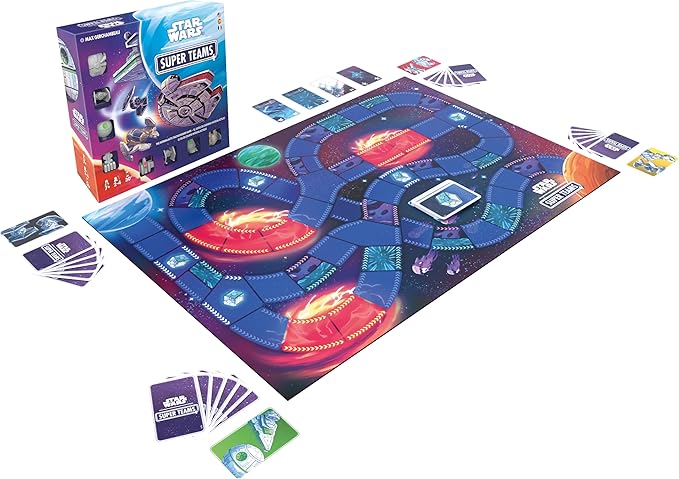 Star Wars Super Teams Board Game - Fast-Paced Strategy Race Through The Galaxy Fun for Families Kids &amp Adults Ages 7+ 2-4 Players 30 Minute Playtime Made by Zygomatic