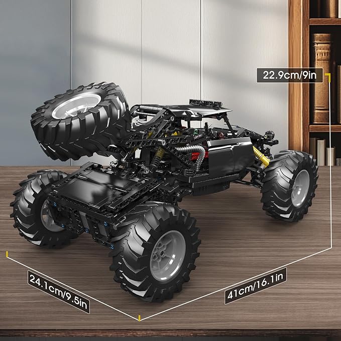 Mould King 18038 RC Off-Road Building Car Toys 1016 Pieces Building Blocks Climbing Car Model with Motors Idea Gift for Adults