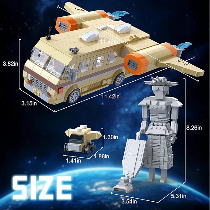 Mega Maid Spaceballs Eagle 5 Creative Building Kit for AdultKidsDesktop Building Set Toy Compatible with LegoChristmas Bithday Gift(1068PCS)