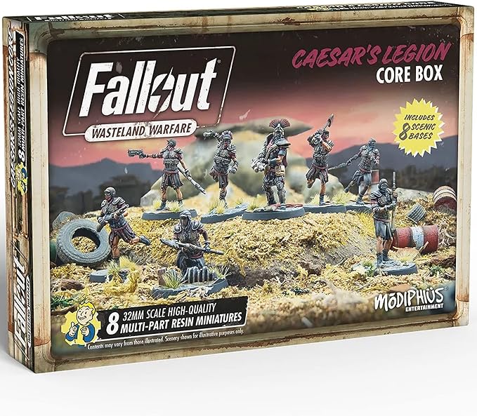 Fallout Wasteland Warfare: Caesar's Legion Core Box - 8 Figure Set RPG