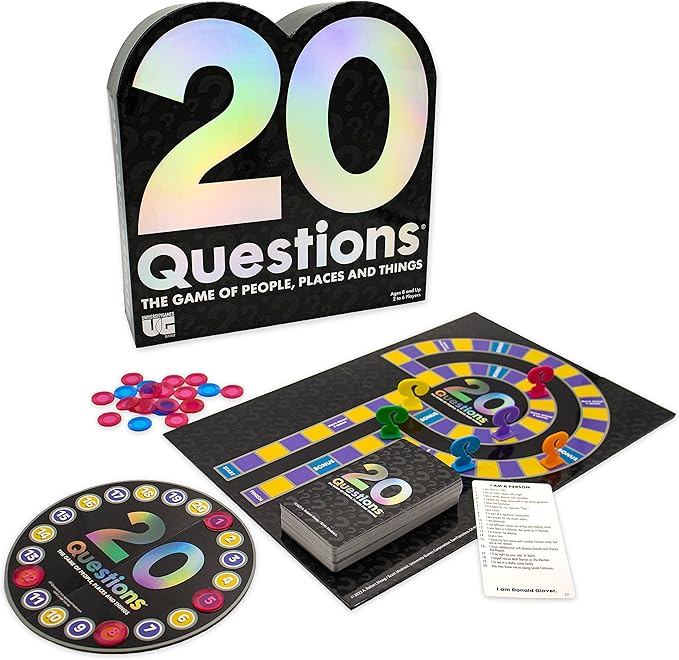 20 Questions The Original Game of People Places and Things from University Games for 2 to 6 Players Ages 12 and Up