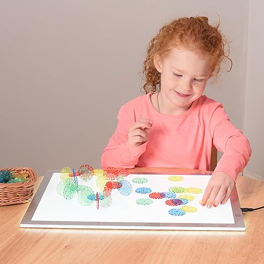 Constructive Playthings Toys Crystal Connectors Building Set for Kids Set of 300