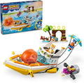 LEGO Sonic The Hedgehog: Tails’ Adventure Boat Interactive Toy Building Set Video Game Toy with Sonic Characters and Water Skis Gamer Gift for Boys and Girls Ages 8 and Up 76997