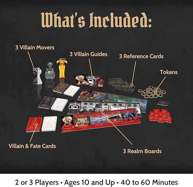 Ravensburger Disney Villainous - Perfectly Wretched - Join Disney Characters Pete Cruella De Vil or Mother Gothel - Play as Stand-Alone or with other Villainous Games - Award-Winning Line - Ages 10+