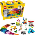 LEGO Classic Large Creative Brick Box 10698 Building Set Toy Storage Solution for Home or Classrooms Interactive Building Toy for Kids Boys and Girls