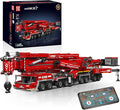 Mould King 17008 Technology Crane Building Set Large Heavy Duty Crane Truck Building Kits with 20 Motors APP Programmable Construction Vehicle Model Kit for Adult(8506+ PCS)