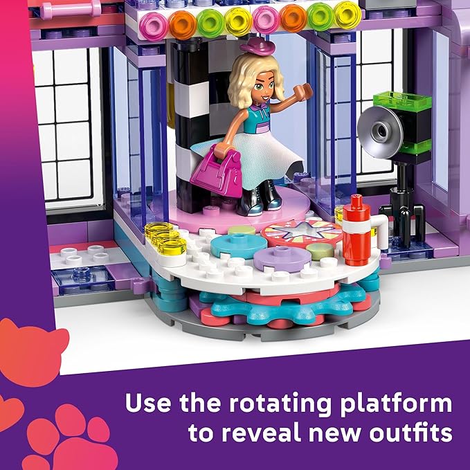 LEGO Friends Heartlake City Fashion Show Building Toy for Girls &amp Boys - Pretend Play Set for Kids Ages 7+ - W/Paisley Liann &amp Nova Minidolls &amp Accessories - Gift Idea for Birthdays - 42