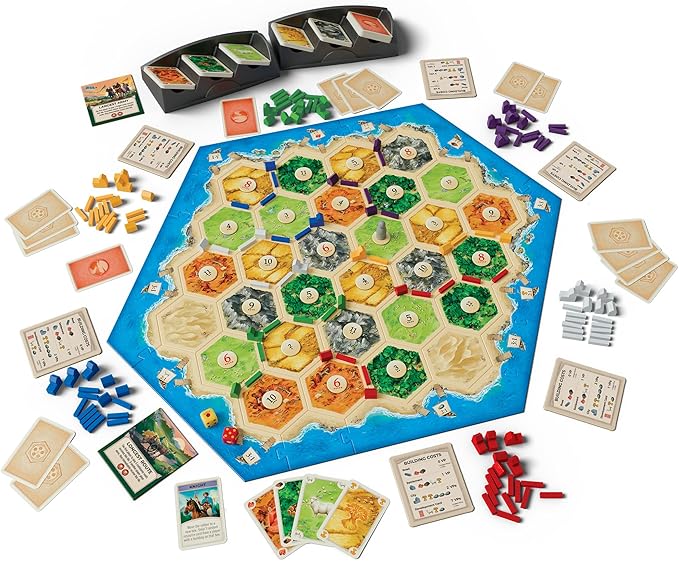 CATAN 5-6 Player Board Game Expansion (6th Edition) Add More Players to Your Adventure Ages 10+ 3-6 Players 60-90 Minute Playtime