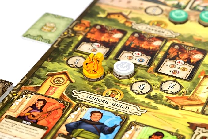 Mindclash Games Emberheart – Mid-Weight Worker Placement &amp Dragon Rescue Strategy Board Game | 2-4 Players | 60-90 Min Playtime | Fantasy Strategy Adventure