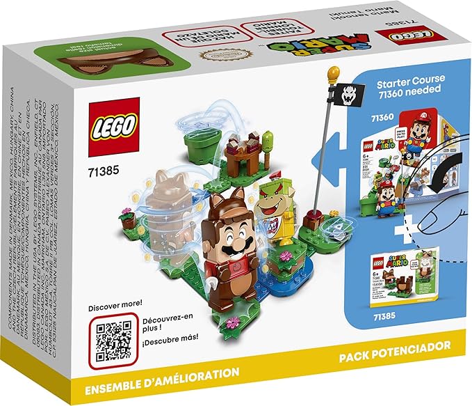 LEGO Super Mario Tanooki Mario Power-Up Pack 71385 Building Kit Collectible Gift Toy for Creative Kids New 2021 (13 Pieces)