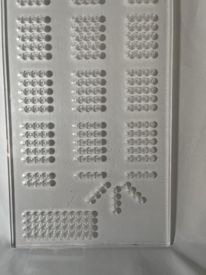 Cribbage Board Template - 4 Lane