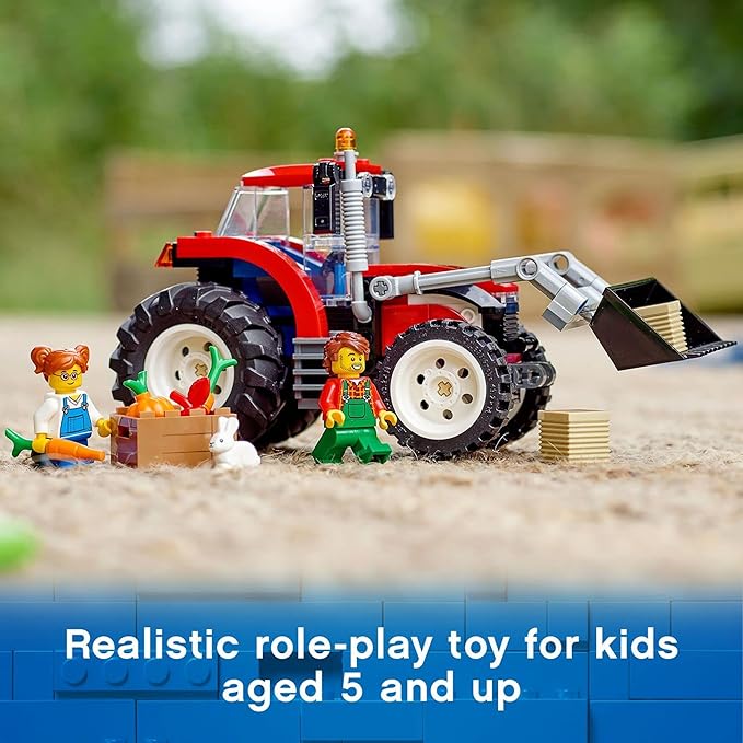 LEGO City Great Vehicles Tractor 60287 Building Toy Set for Kids Boys and Girls Ages 5+ (148 Pieces)