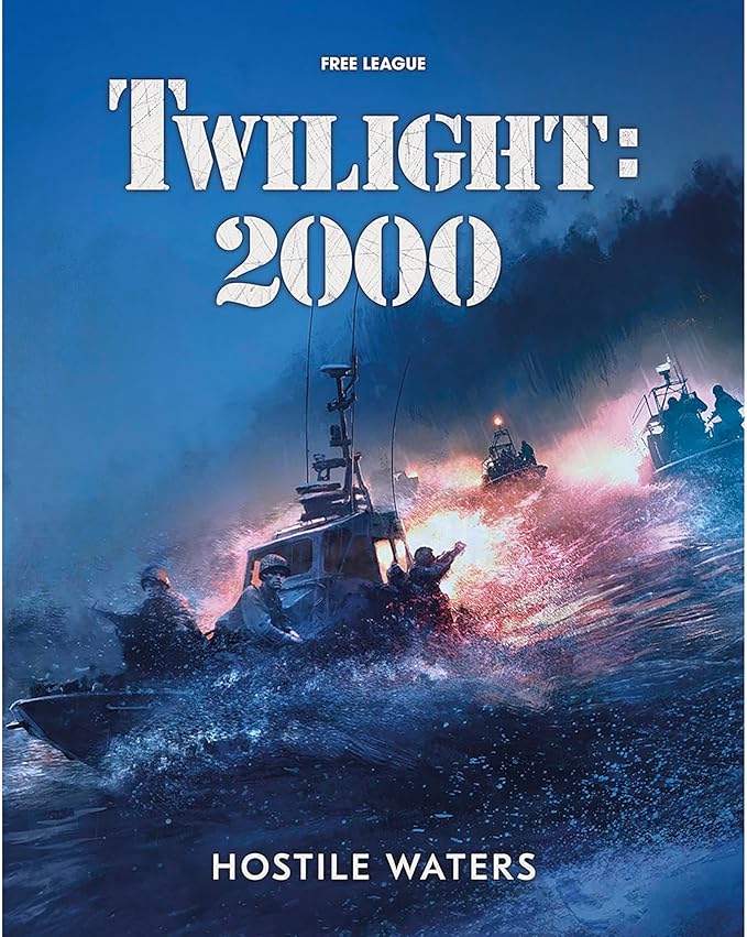 Free League Publishing: Twilight: 2000 Hostile Waters - Campaign Expansion Box Set RPG Book Cards Maps &amp Tokens Tabletop Role Playing New Content