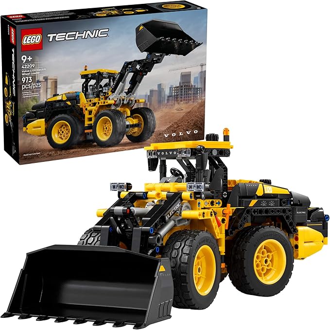LEGO Technic Volvo L120 Electric Wheel Loader Construction Toy - Pretend Play Building Set - Great Birthday Gift for Boys Girls and Kids 9+ Who Love Vehicle Playsets - 42209