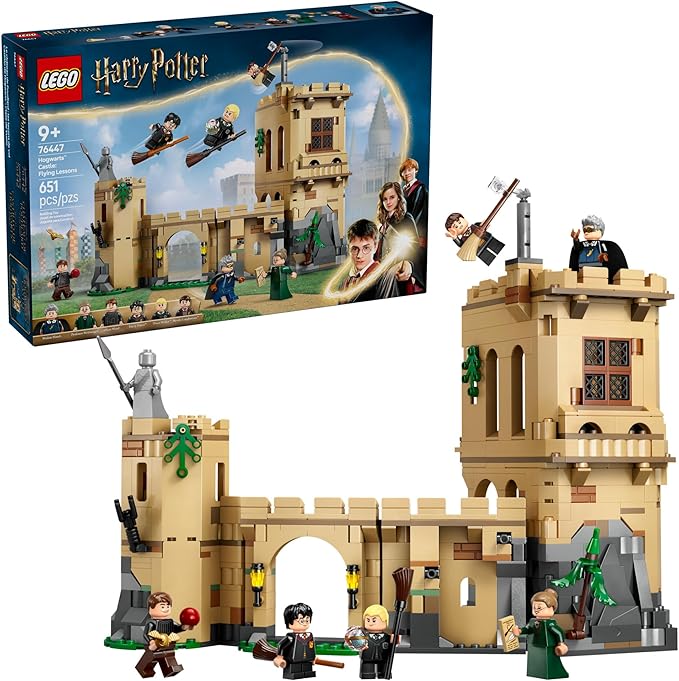 LEGO Harry Potter Hogwarts Castle: Flying Lessons Building Toy - Kids Wizard Toy for Boys and Girls Harry Potter Fans Ages 9+ - Gift Idea for Birthdays - 76447