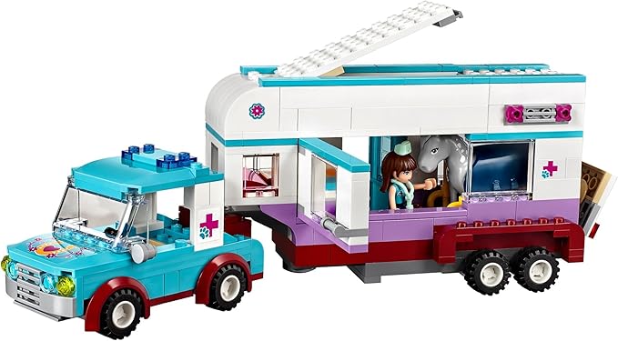 LEGO 41125 Horse Vet Trailer Building Kit (370 Piece)