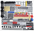 1533 PCS Technical Parts Building Block Accessories Vehicles Gears Cross Axles Wheels Connector Pieces Set Chain Link Pin Joint Shock Absorber MOC Toys