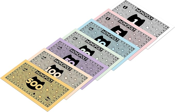 Cats Monopoly Board Game English Edition Play with Your Favourite felines with Bespoke Tokens and Trade Your Way to Success Fun Family Board Game for Ages 8 and up