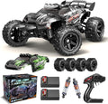 1:14 Scale All Terrain RC Cars for Adults &amp Boys (HS14323) Max Fast 40+ KPH 4WD Off-Road RC Truck for Snow &amp Sand &amp Mud 4X4 Waterproof Remote Control Car with 2 Rechargeable Batteries