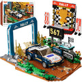 Car Building Set Off-Road Racing Car Buildings Blocks Sets for Adults Kids 8+ Miniature Vehicle Model w/ Forest Scene Modular Cars Building Kit Toys Gift for Birthday HolidaysFinal Glory 1081Pcs