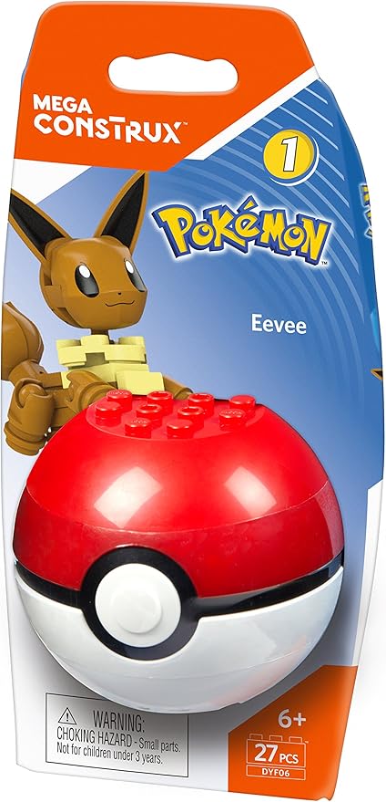 Mega Bloks Construx Pokemon Eevee Building Set