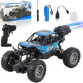 NXD RC Truck 1:18 Remote Control Car with Spray &amp Light 4WD All Terrain Off-Road Monster Truck Toys 2.4 GHz RC Cars for Kids Age 6 7 8 9 10 11 12 Gift for Boys Girls (Blue)