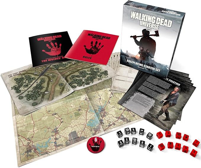 The Walking Dead Universe RPG: Starter Set - Boxed Set - Everything You Need To Get Started Roleplaying Horror Free League Publishing