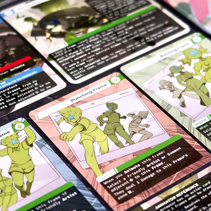 ReACT - The Arts of War - Board Game for 2 Players | 15-30 Mins Playtime | Original Anime Manga Artstyle | 1 vs 1 Fighting Dueling Card Game (Standard Edition)