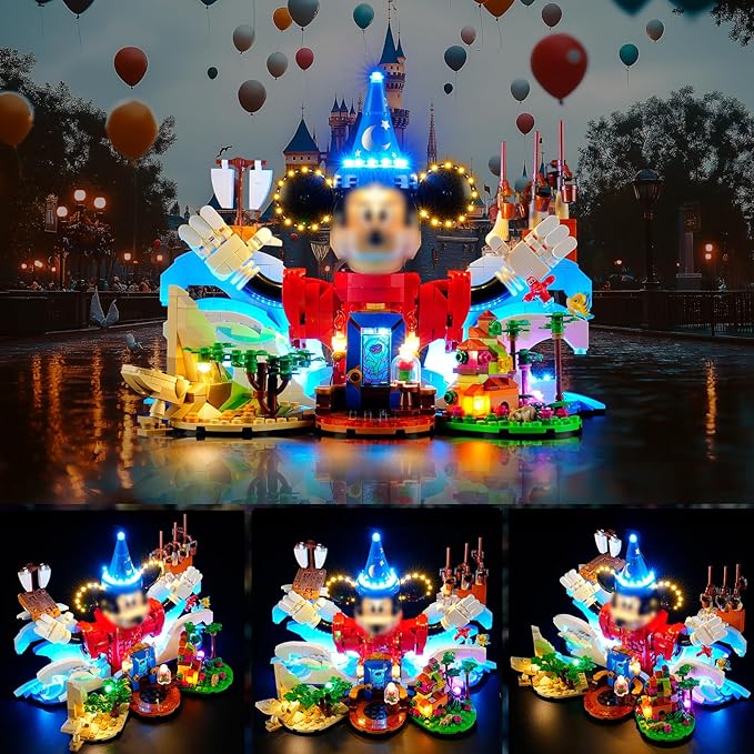 YEABRICKS LED Light for 21352 Ideas Magic of Disney Building Blocks Model (Building Set NOT Included)