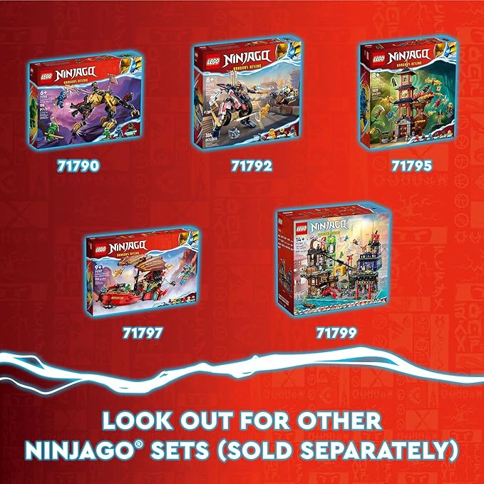 LEGO NINJAGO Lloyd and Arin’s Ninja Team Mechs 71794 Building Toy Set Featuring 2 Mechs and 5 Minifigures Idea for Teen Boys Girls and Kids Ages 9 and Up who Love Ninja Adventures