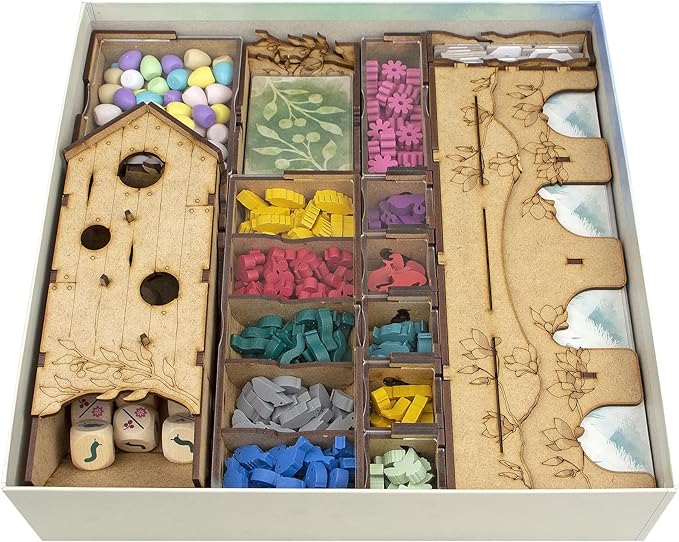TowerRex Organizer for Wingspan Board Game and European Expansion Oceania Expansion Storage Insert Not for Asia