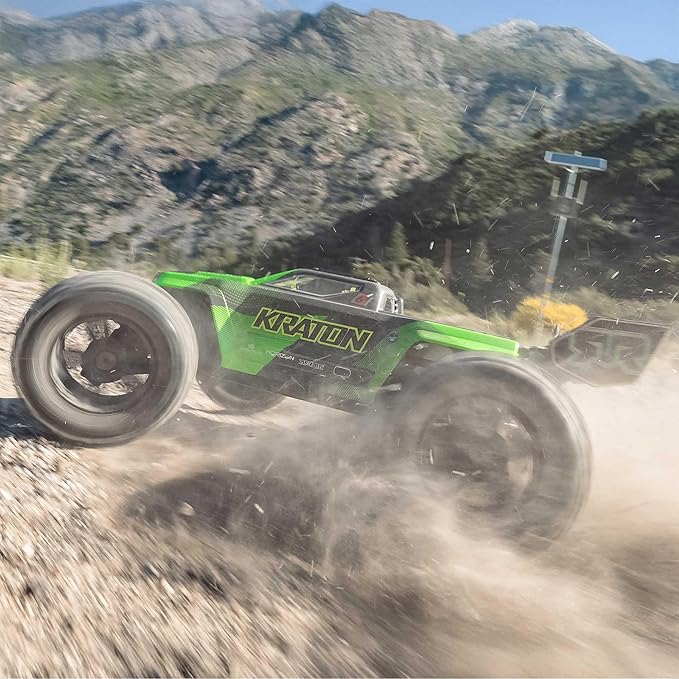 ARRMA RC Truck 1/8 KRATON 4X4 6S BLX BRUSHLESS V6 Speed Truck RTR (Lipo Battery and Charger Not Included) (Green/Black) ARA8608V6T3