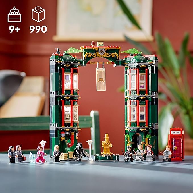 LEGO Harry Potter The Ministry of Magic Building Toy 76403 Large Modular Building Set with 12 Minifigures Harry Potter Gift Idea for Kids Boys Girls Age 9+ Collectible Wizarding World Buildking Kit