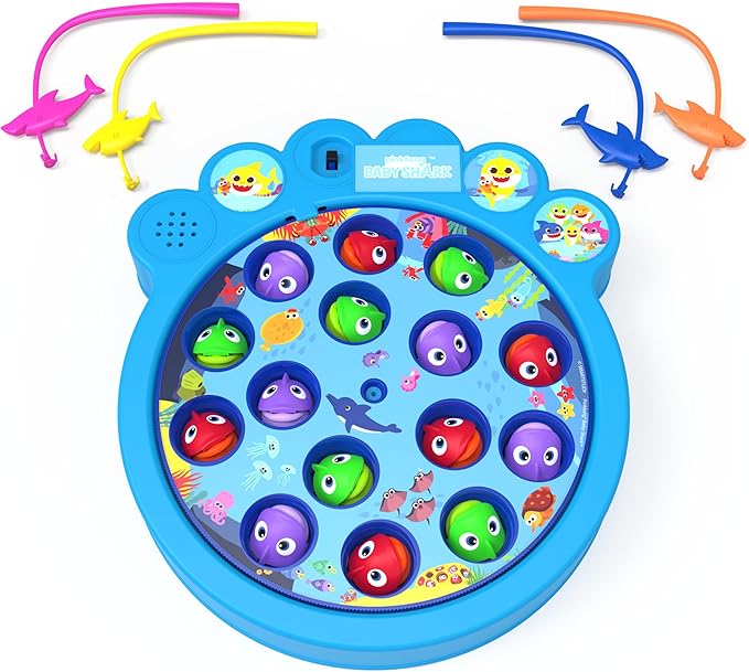 Spin Master Cardinal Games 6054916 Baby Shark Gone Fishing Game Multi Colour Ages 4+