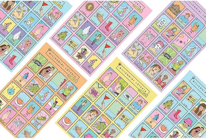 Blue Star Press Millennial Loteria Board Game: Gen Z Edition
