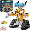 Sillbird Robot Building Kit with Remote Control STEM Gifts for Boys Age 8-13 Coding Buildable Robotic Technic Toys for Kids Birthday with 468 Pieces