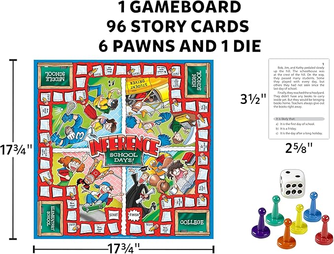 Edupress Inference School Days Game Blue Level (EP60801)
