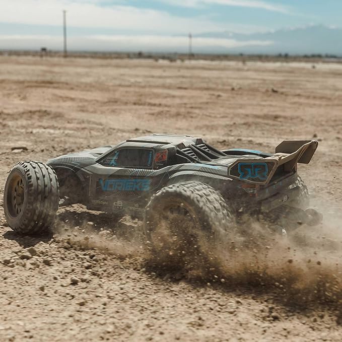 ARRMA RC Truck 1/10 VORTEKS 223S DSC 2WD RTR Brushless Stadium Truck Blue (Lipo Battery and Charger Not Included) ARA3505T2