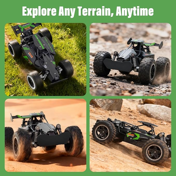 Remote Control Car 1:18 Scale RC Off-Road Car High-Speed Remote Control Vehicle Indoor &amp Outdoor Use 25 km/h Speed 40m Range Perfect for Kids &amp Adults