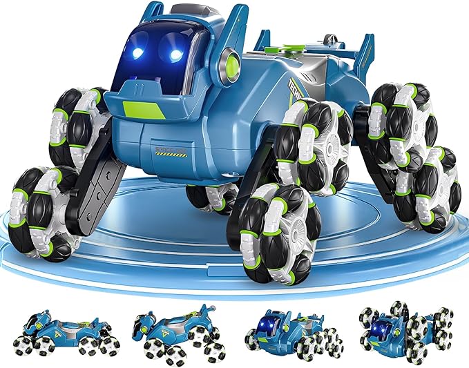 Gesture Sensing RC Stunt CarRemote Control Car Toys for Ages 8-10-12with Lights Music Spray8WD 360° Spins All Terrains Kids Toys Car 6-8 Year Old Boy Birthday Gift &amp 6-13 Best Gift for Kid