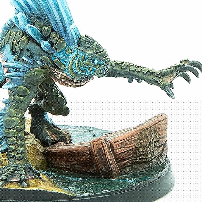 Fallout: Wasteland Warfare Creatures - Nukalurk King - RPG Unpainted Resin Figure 32mm Miniature W/ 50mm Scenic Base Nuka World