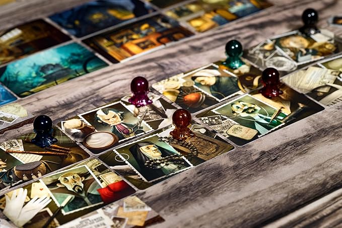 Asmodee Mysterium Board Game (2025 Refresh) - Cooperative Psychic Mystery Game with Updated Components &amp New Cards Family Fun for Kids &amp Adults Ages 10+ 3-7 Players 45 Minute Playtime