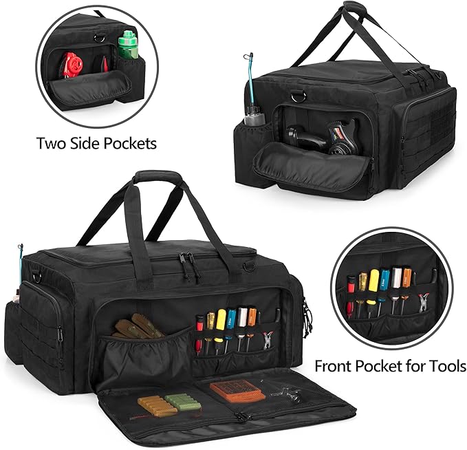 RC Car Bag for 1/8 and 1/10 Car RC Carry Case Compatible with Traxxas 1/8 Car Multi-Pockets to Store Tools and Other Accessories Adjustable Shoulder Strap for Easy Carrying (Patent Design)