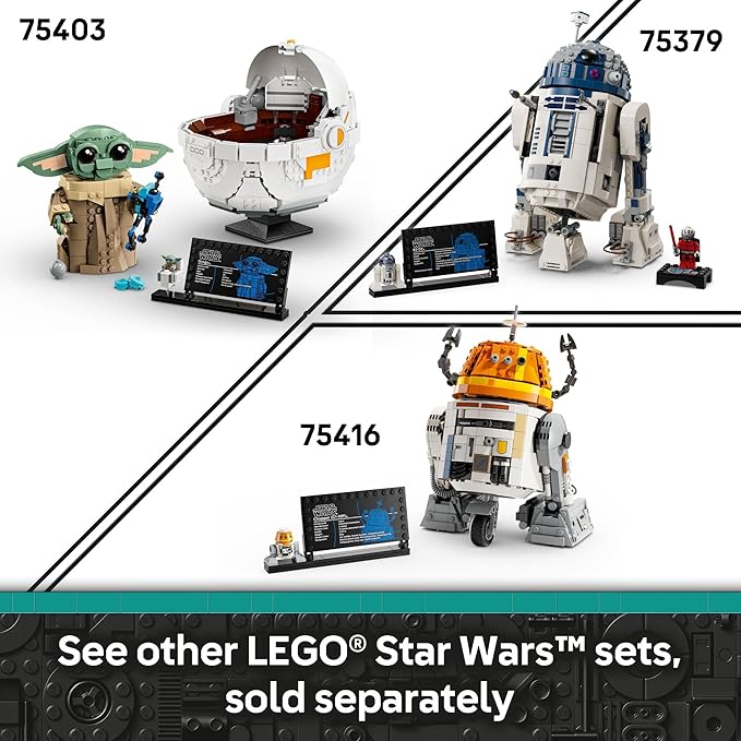 LEGO Star Wars: Ahsoka Chopper (C1-10P) Astromech Droid Set - Building Toy for Kids Ages 10+ - Makes a Great Gift for Boys and Girls - Model Kit and Room Decor Idea for Sci-Fi Adventure Fans - 75416