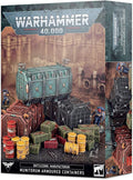 Games Workshop - Warhammer 40000 - Battlezone: Manufactorum - Munitorum Armoured Containers Black